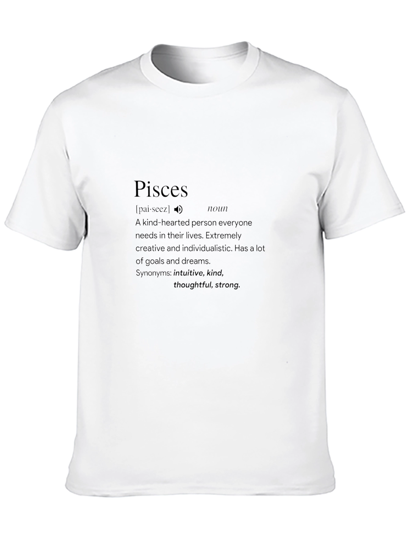 Pisces Definition Black T-Shirt