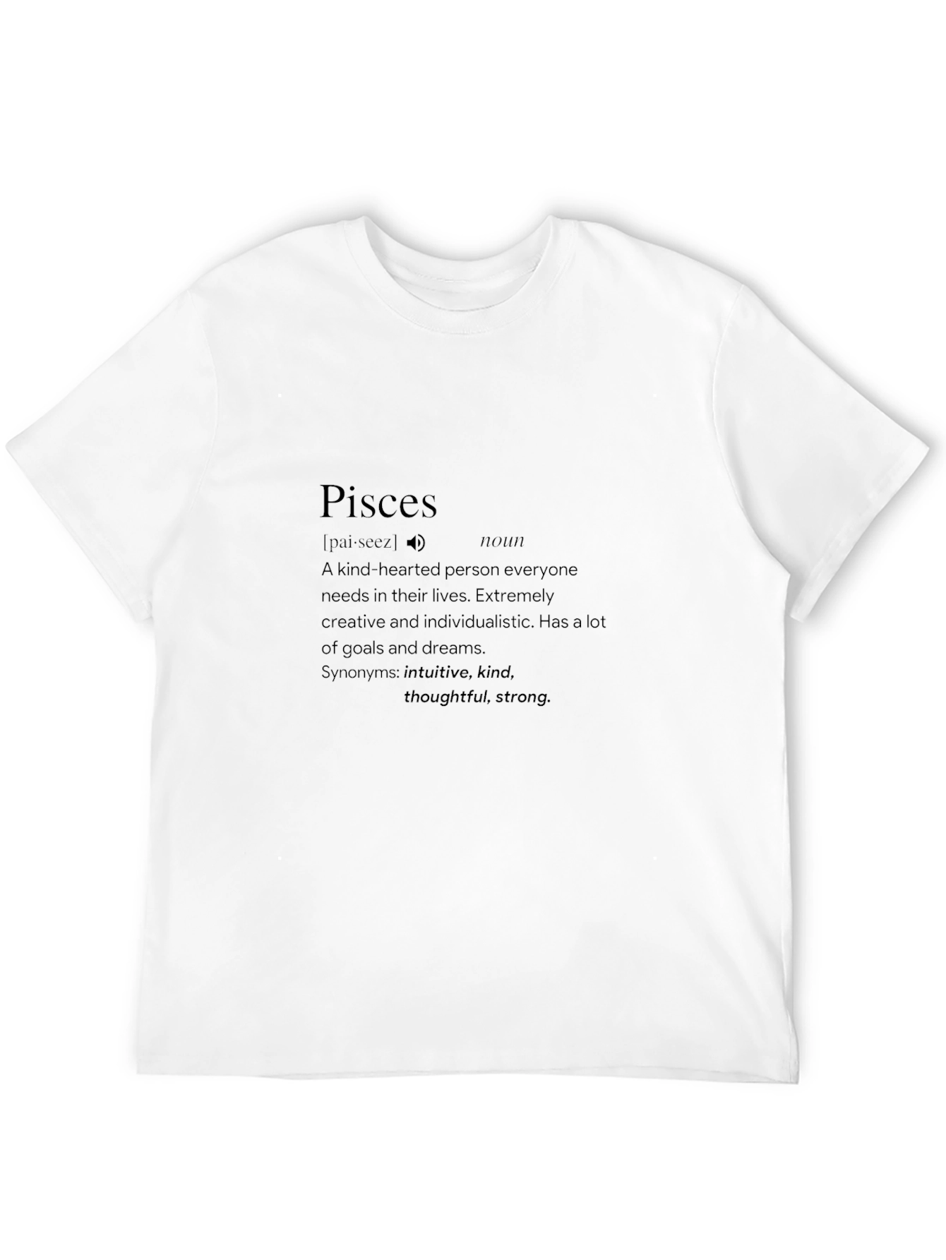 Pisces Definition Black T-Shirt