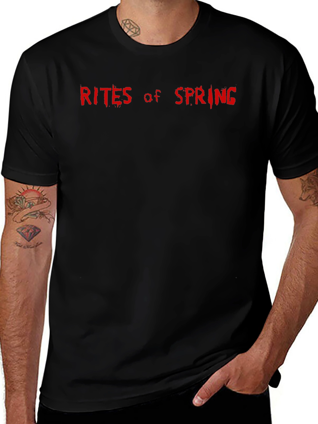 Rites of Spring Graphic Tee - Black