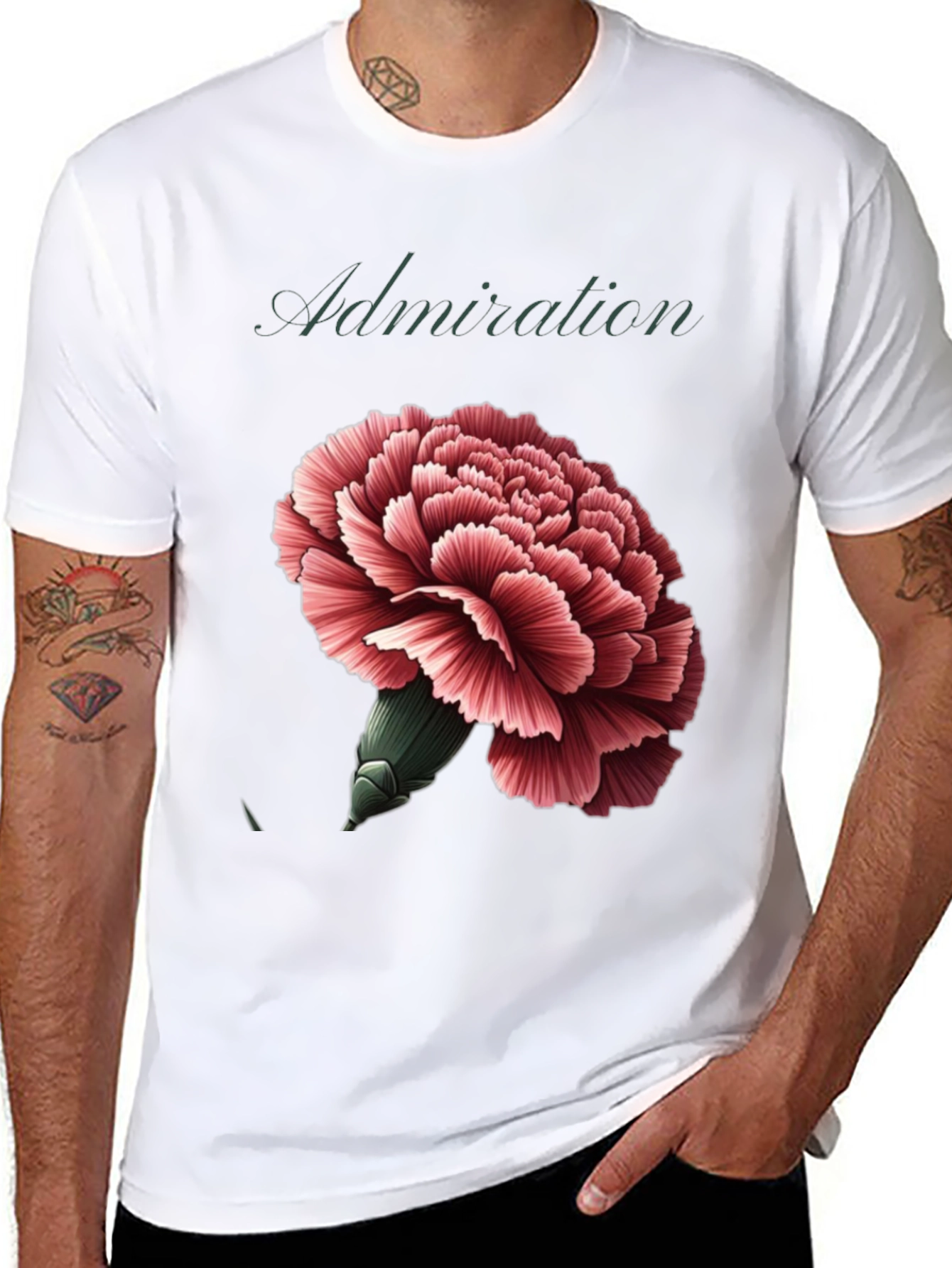 Carnation Admiration Graphic Tee