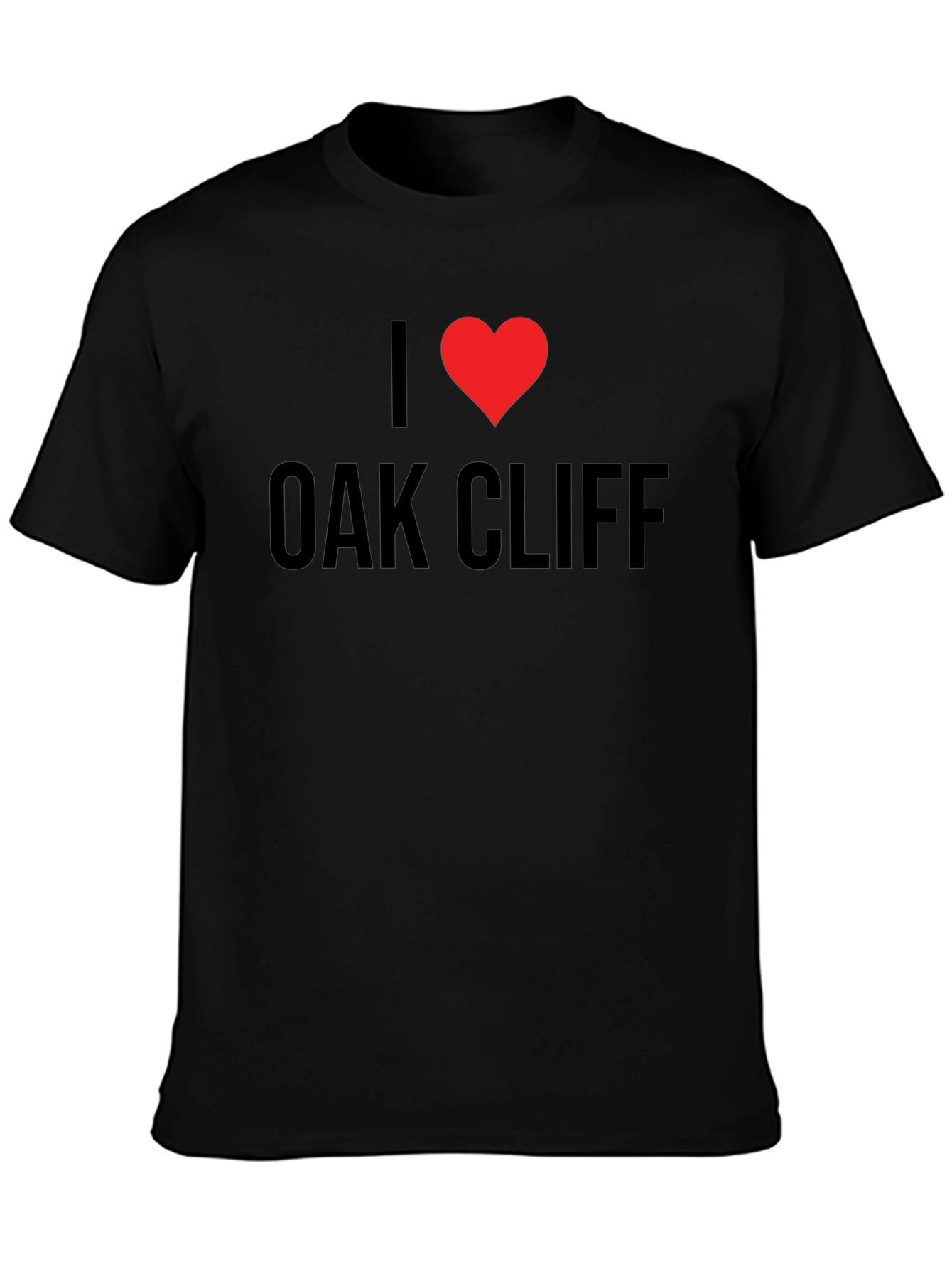 I Heart Oak Cliff Black T-Shirt