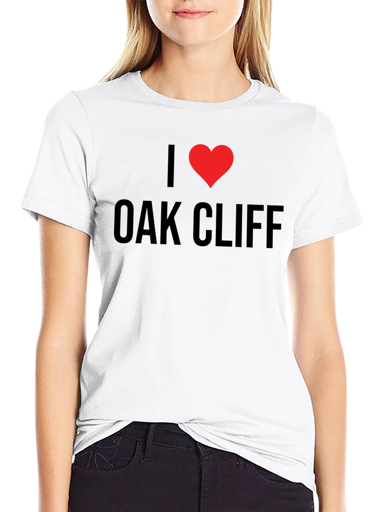 I Heart Oak Cliff Black T-Shirt