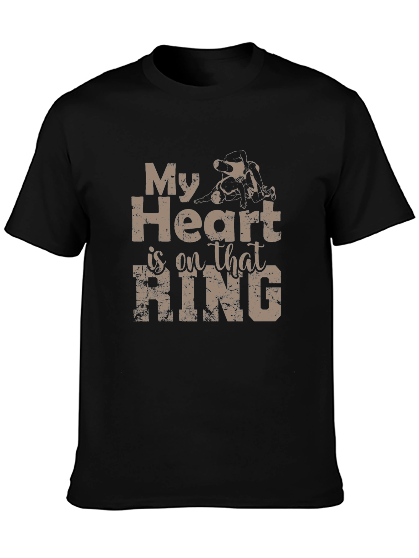Wrestling Heart T-Shirt - Ring Sport Tee