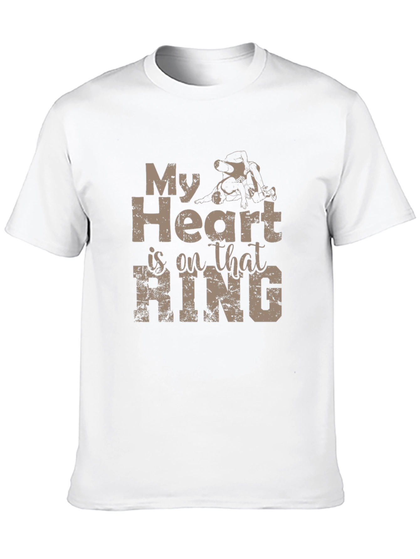 Wrestling Heart T-Shirt - Ring Sport Tee