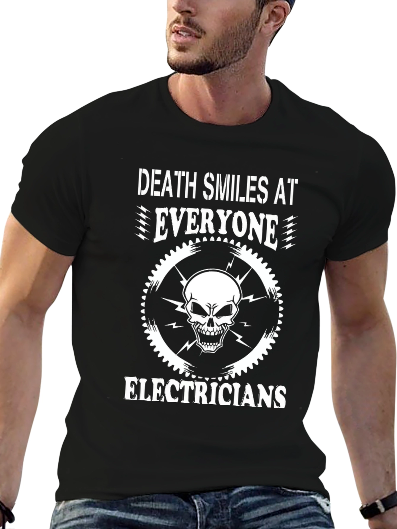Death Smiles Electricians T-Shirt