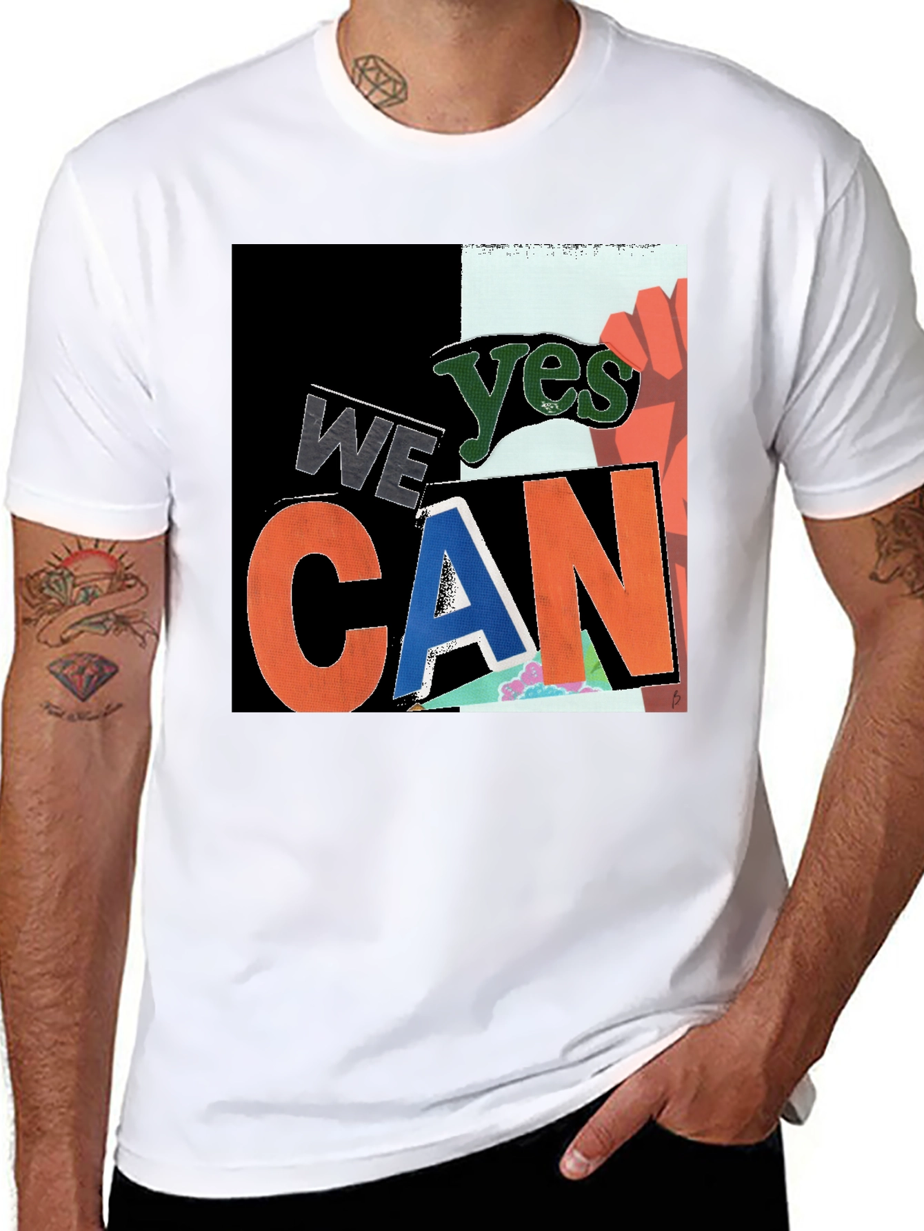 We Yes Can T-Shirt - Inspirational Graphic Tee
