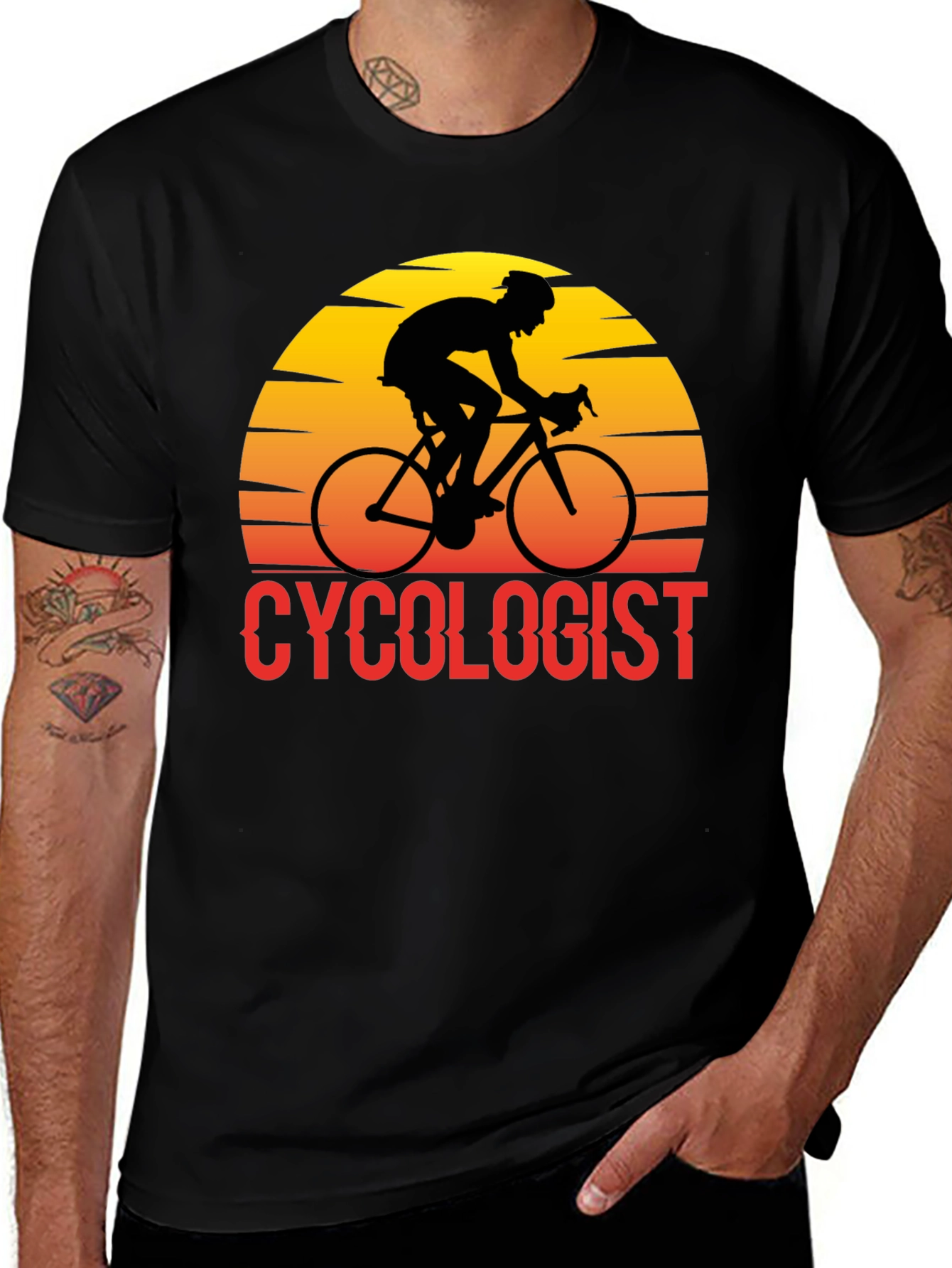 Cyclologist T-Shirt - Retro Cyclist Design