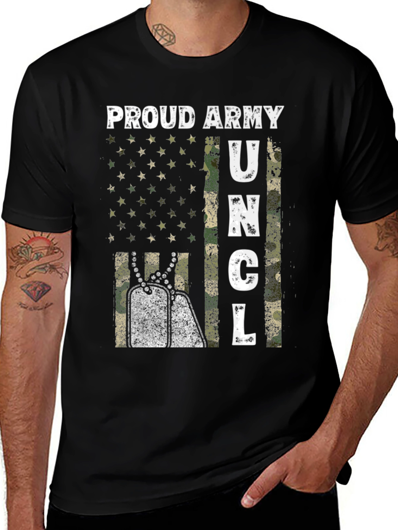 Proud Army Uncle T-Shirt - Military Family Pride