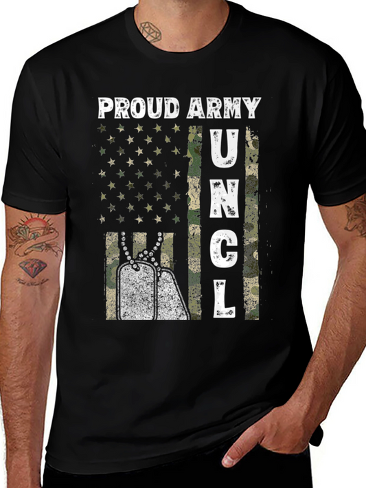 Proud Army Uncle T-Shirt - Military Family Pride