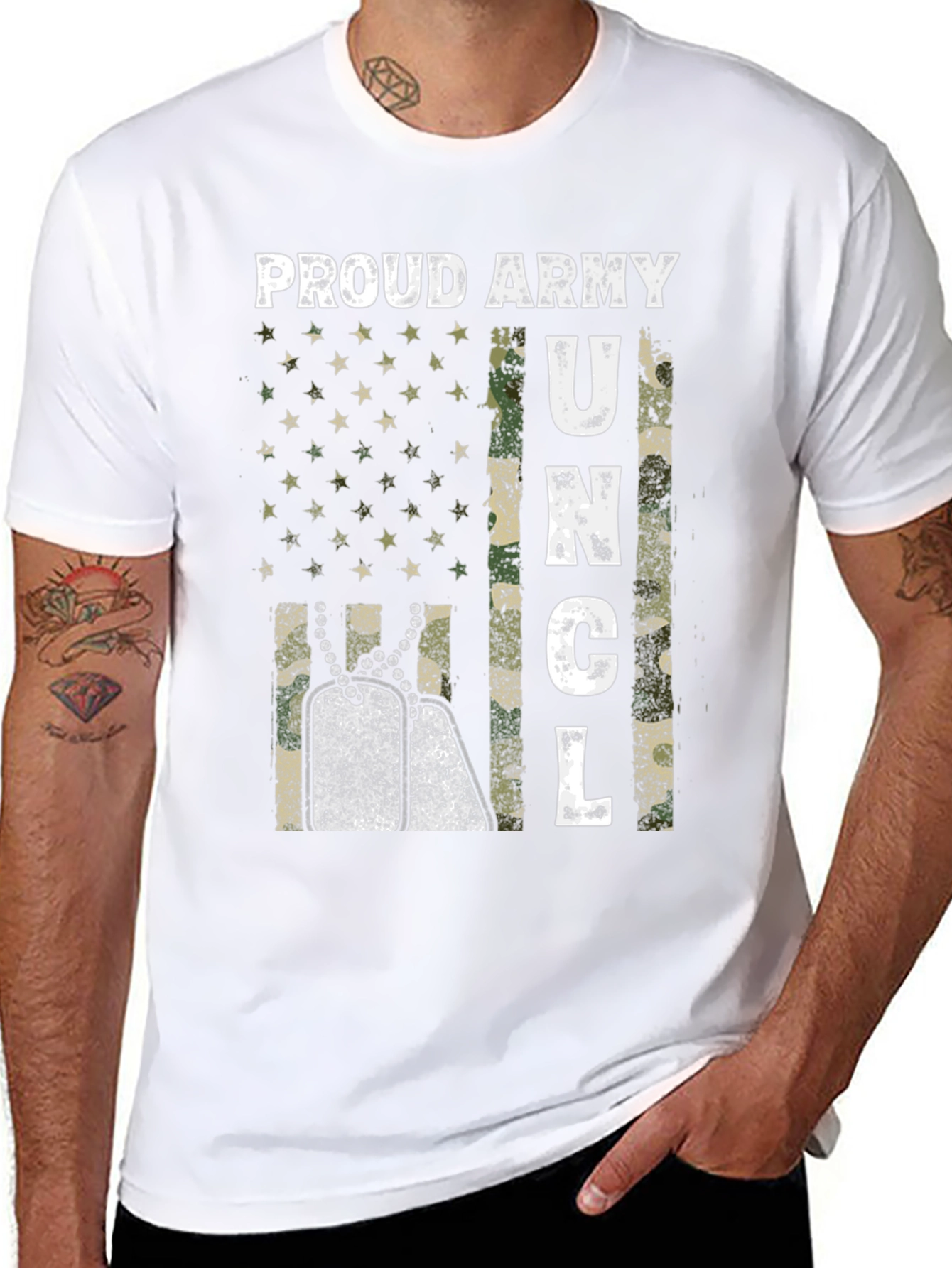 Proud Army Uncle T-Shirt - Military Family Pride