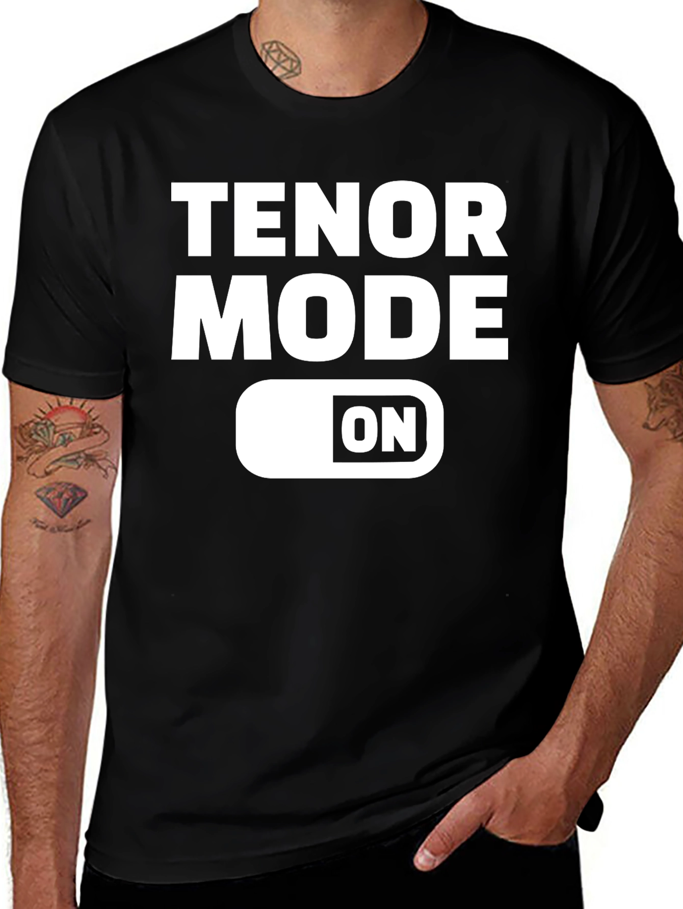 Tenor Mode ON T-Shirt - Music Lover Tee