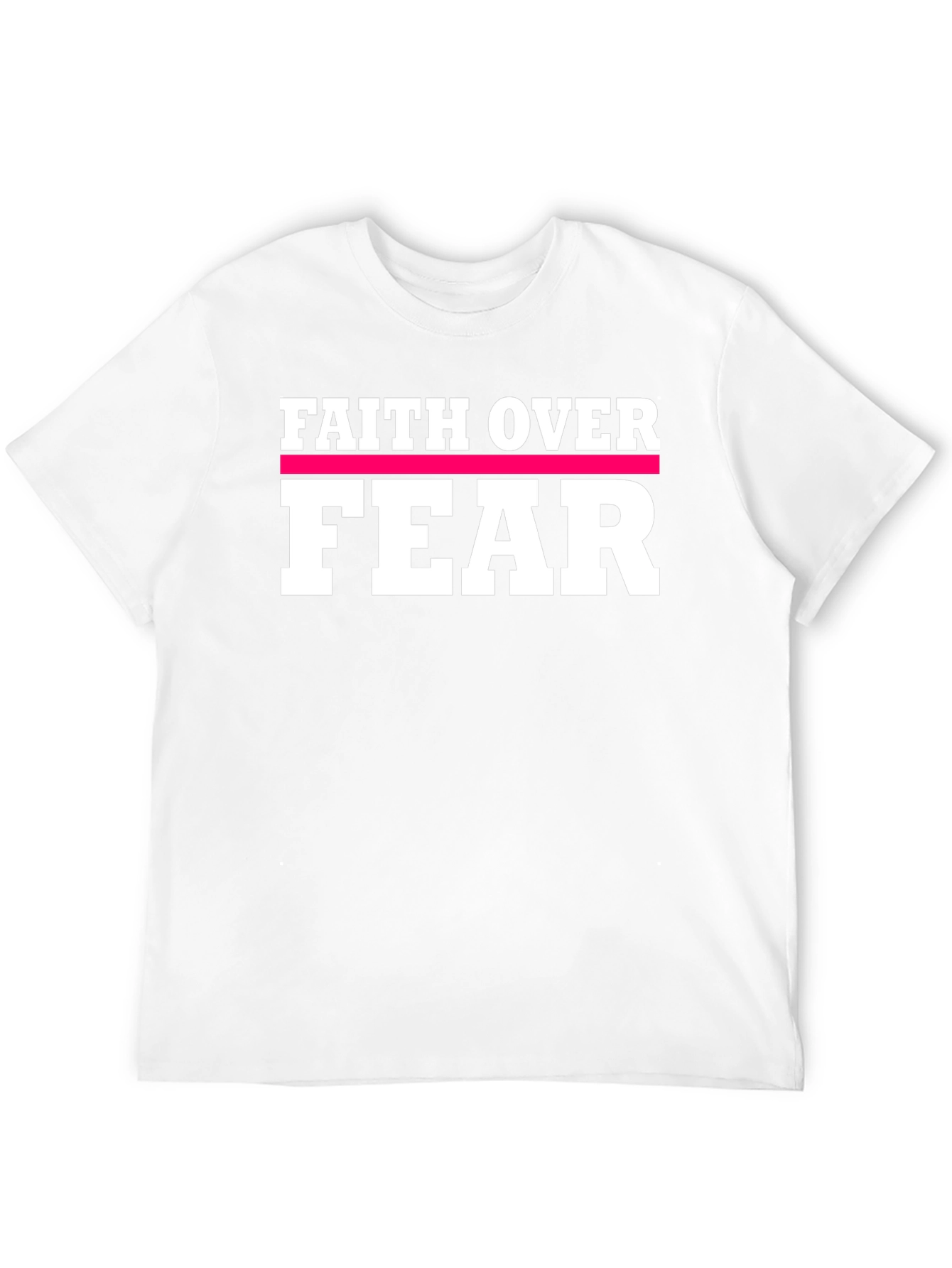 Faith Over Fear Black T-Shirt