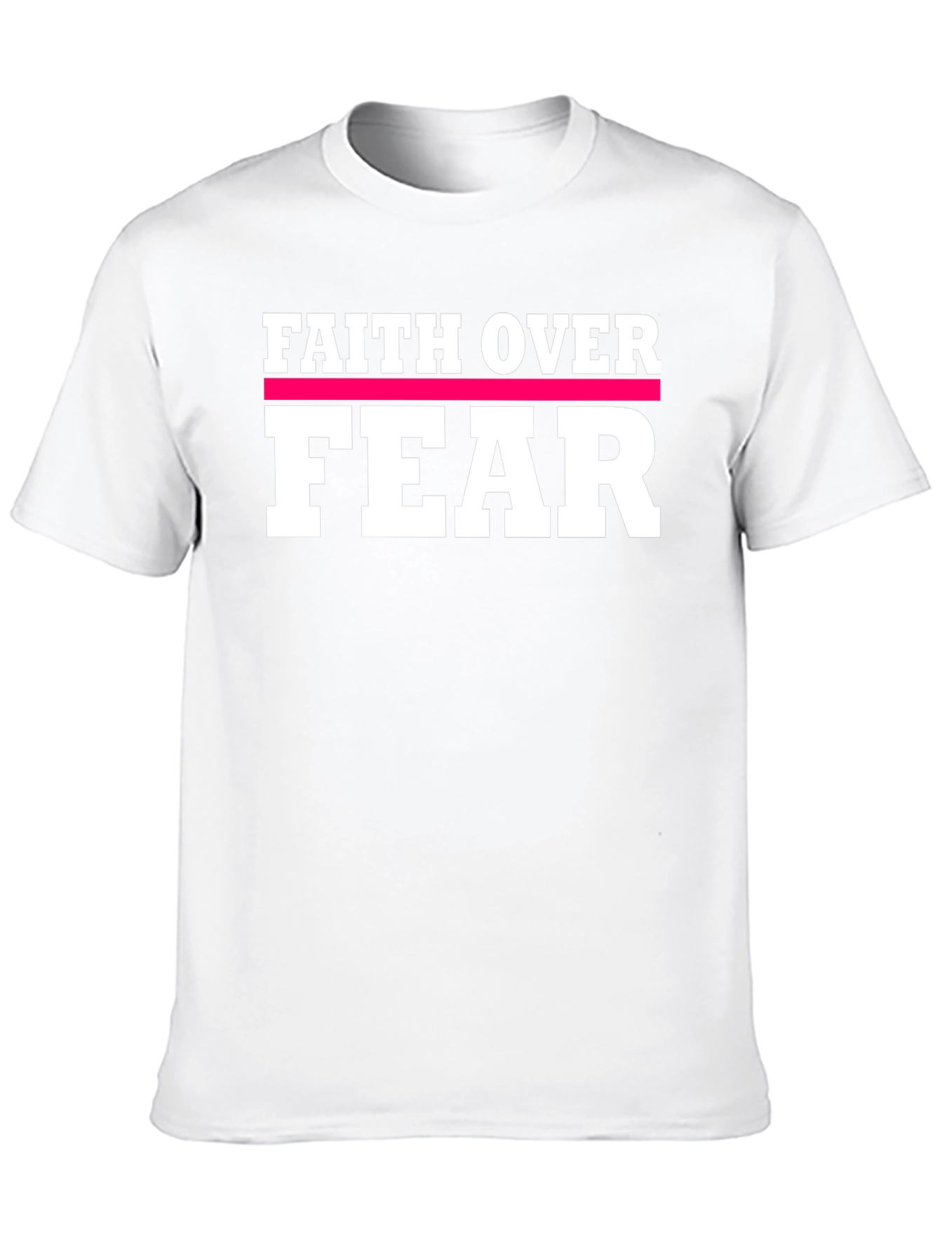 Faith Over Fear Black T-Shirt