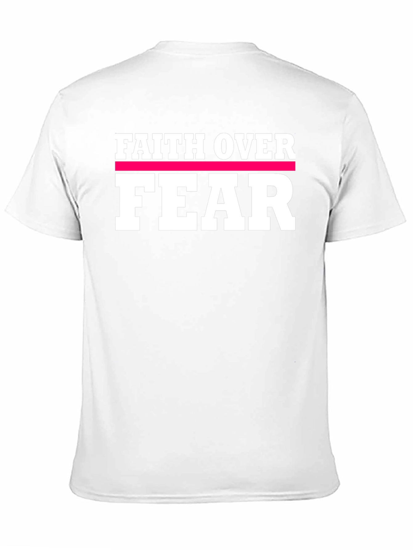 Faith Over Fear Black T-Shirt