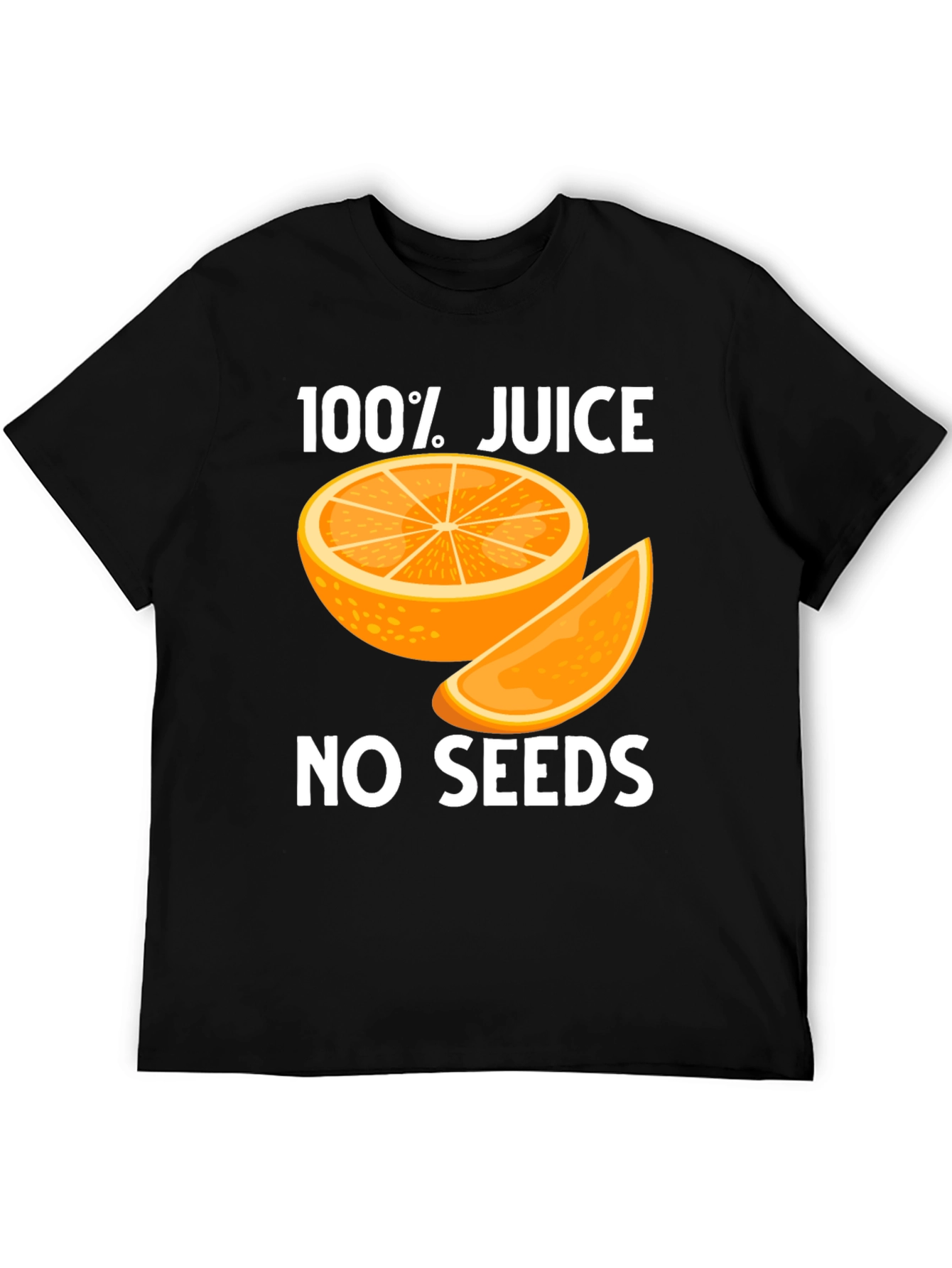100% Juice No Seeds Black T-Shirt