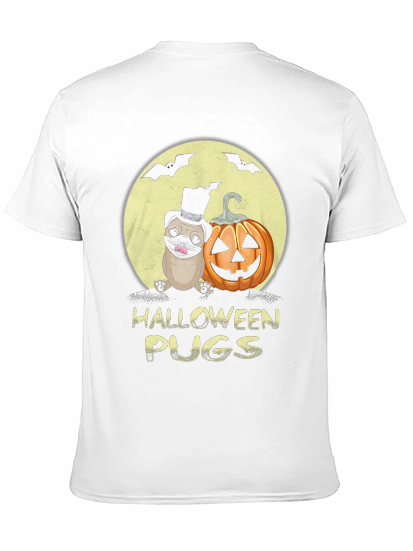 Halloween Pugs Graphic Tee - Spooky Season!