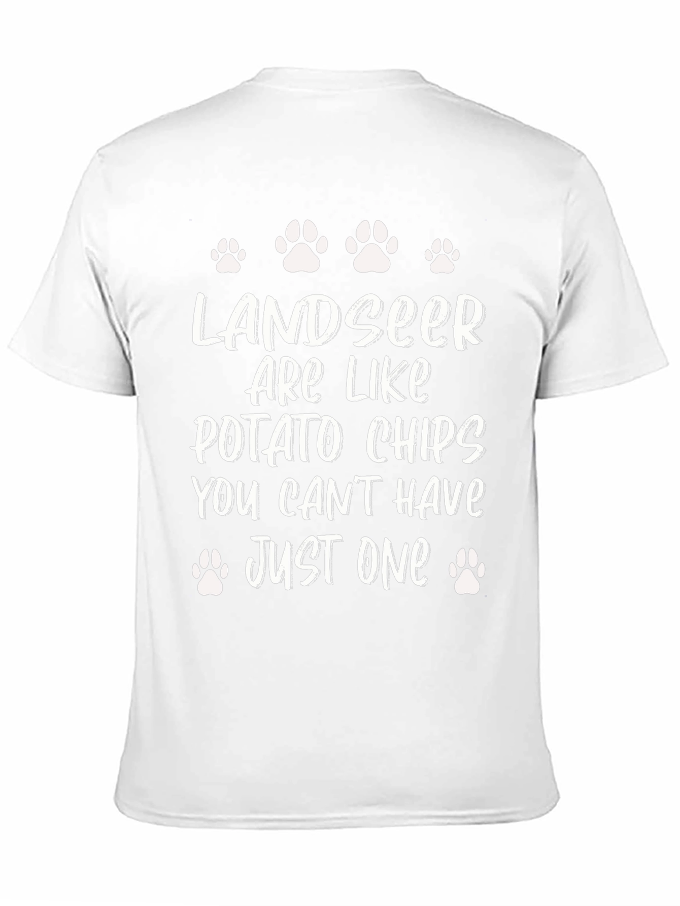 Landseer Potato Chips T-Shirt - Dog Lover Tee