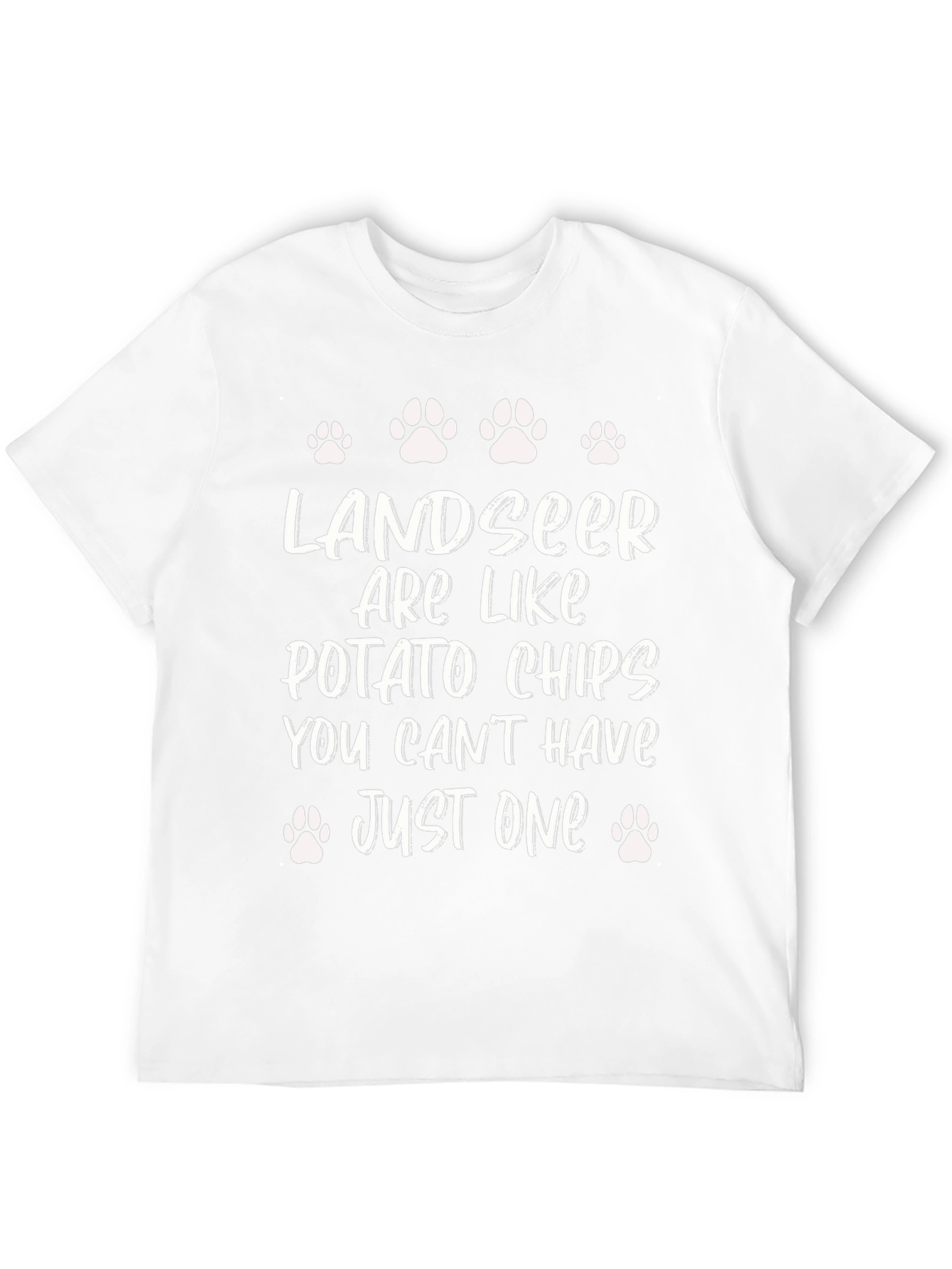 Landseer Potato Chips T-Shirt - Dog Lover Tee