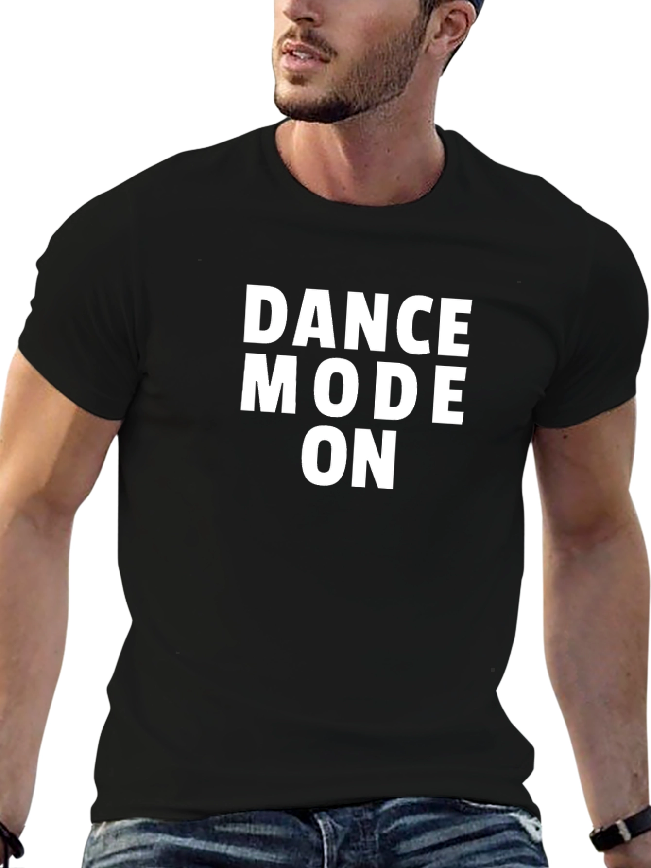 Dance Mode On Black T-Shirt