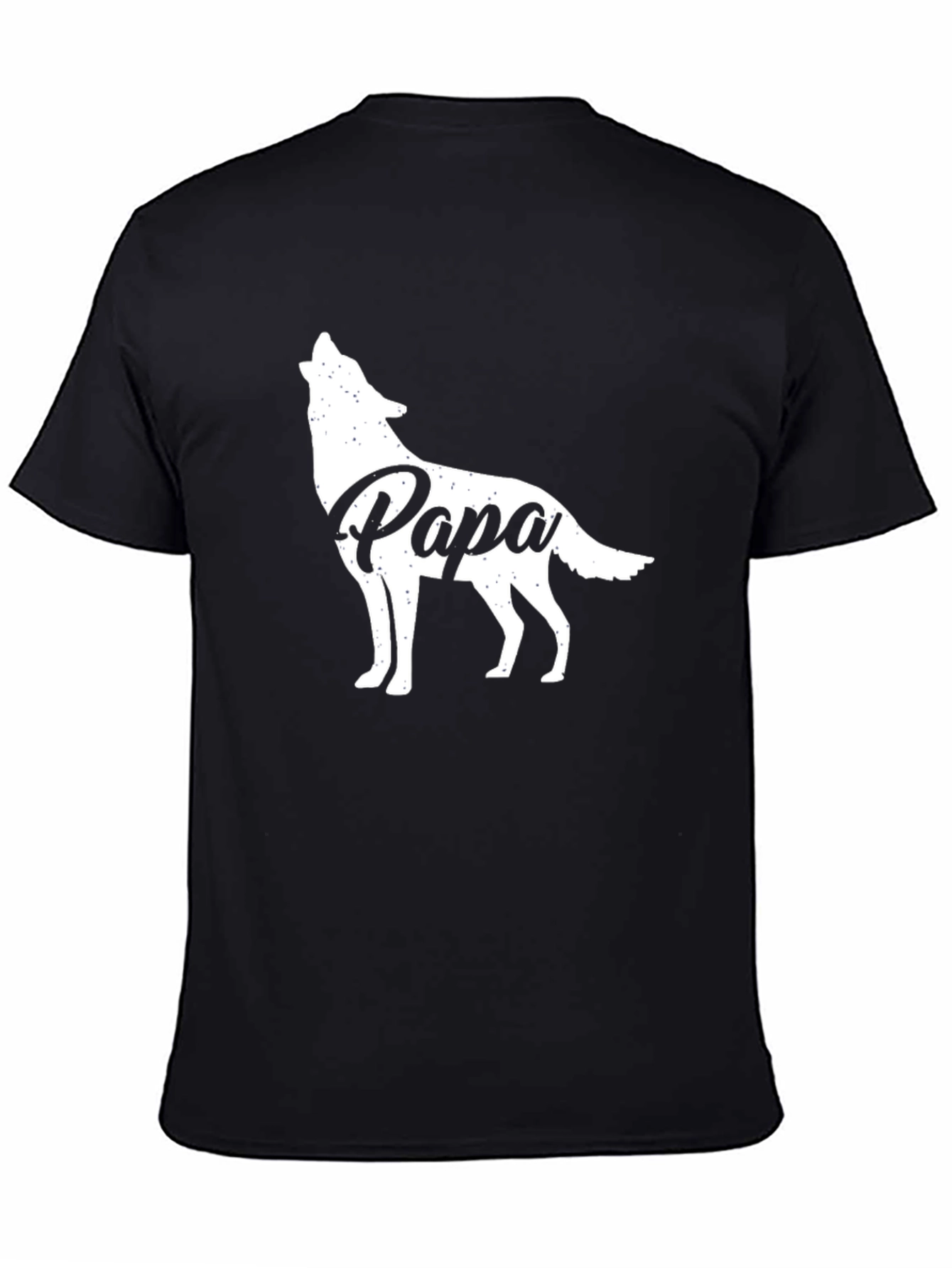 Papa Wolf T-Shirt - Cool Dad Gift