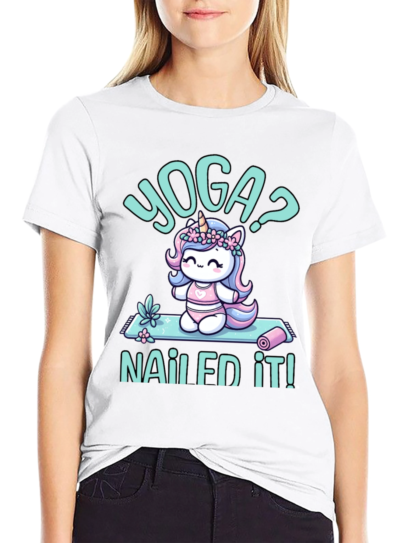Yoga Unicorn T-Shirt - Nailed It!