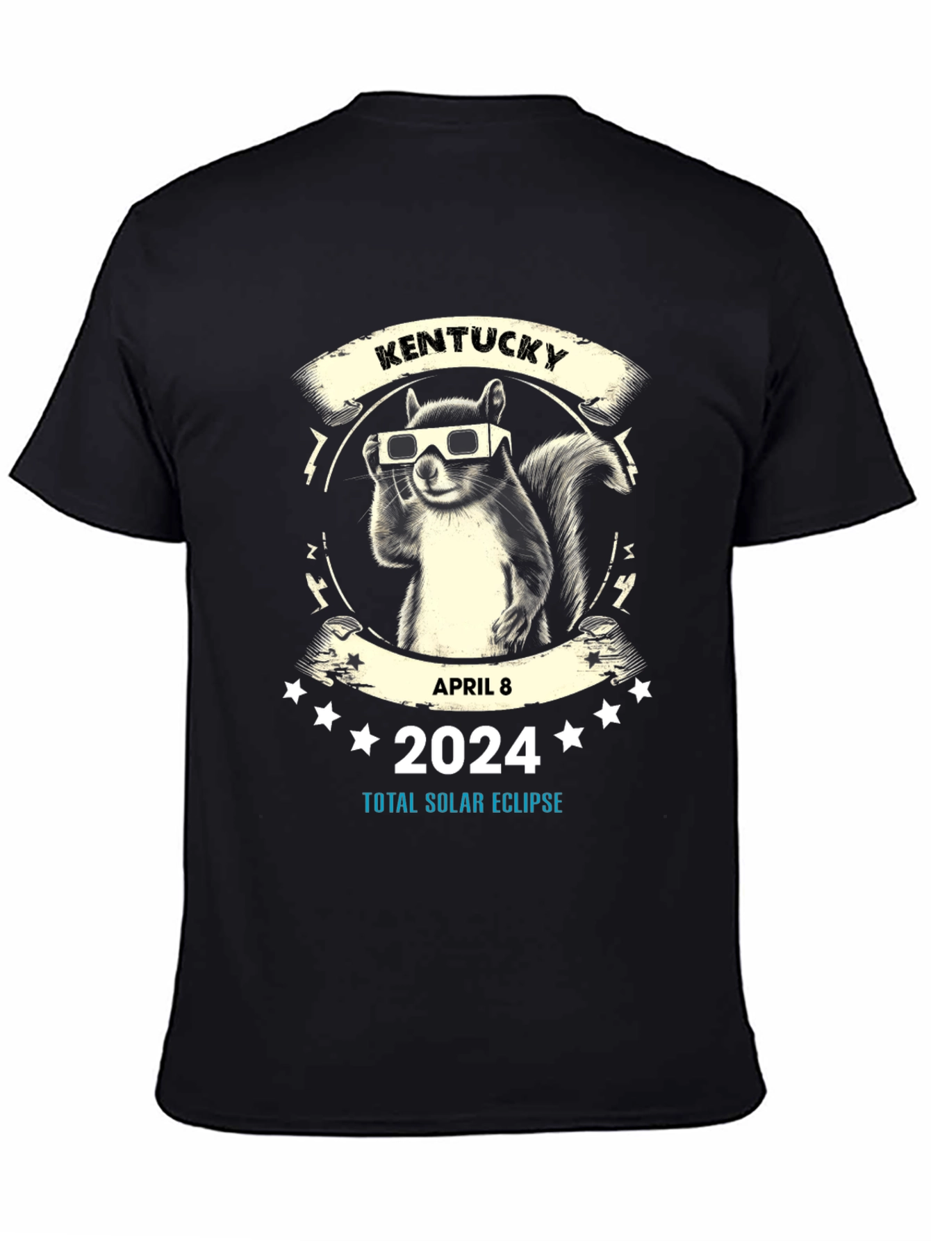Kentucky Solar Eclipse 2024 Squirrel T-Shirt