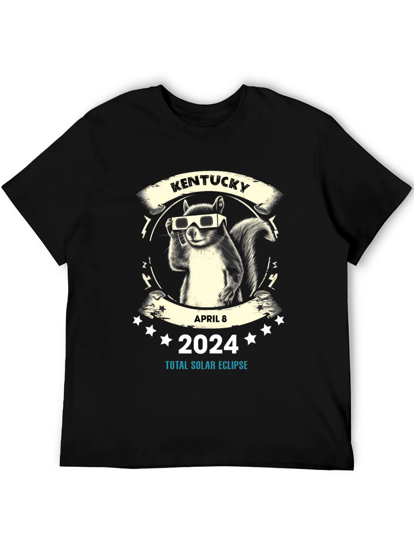 Kentucky Solar Eclipse 2024 Squirrel T-Shirt