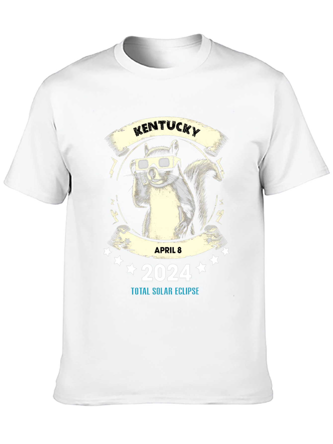 Kentucky Solar Eclipse 2024 Squirrel T-Shirt
