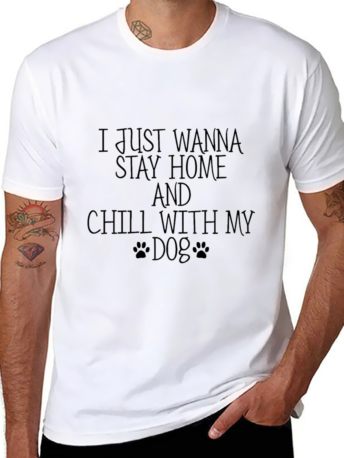 Chill With My Dog Graphic Tee