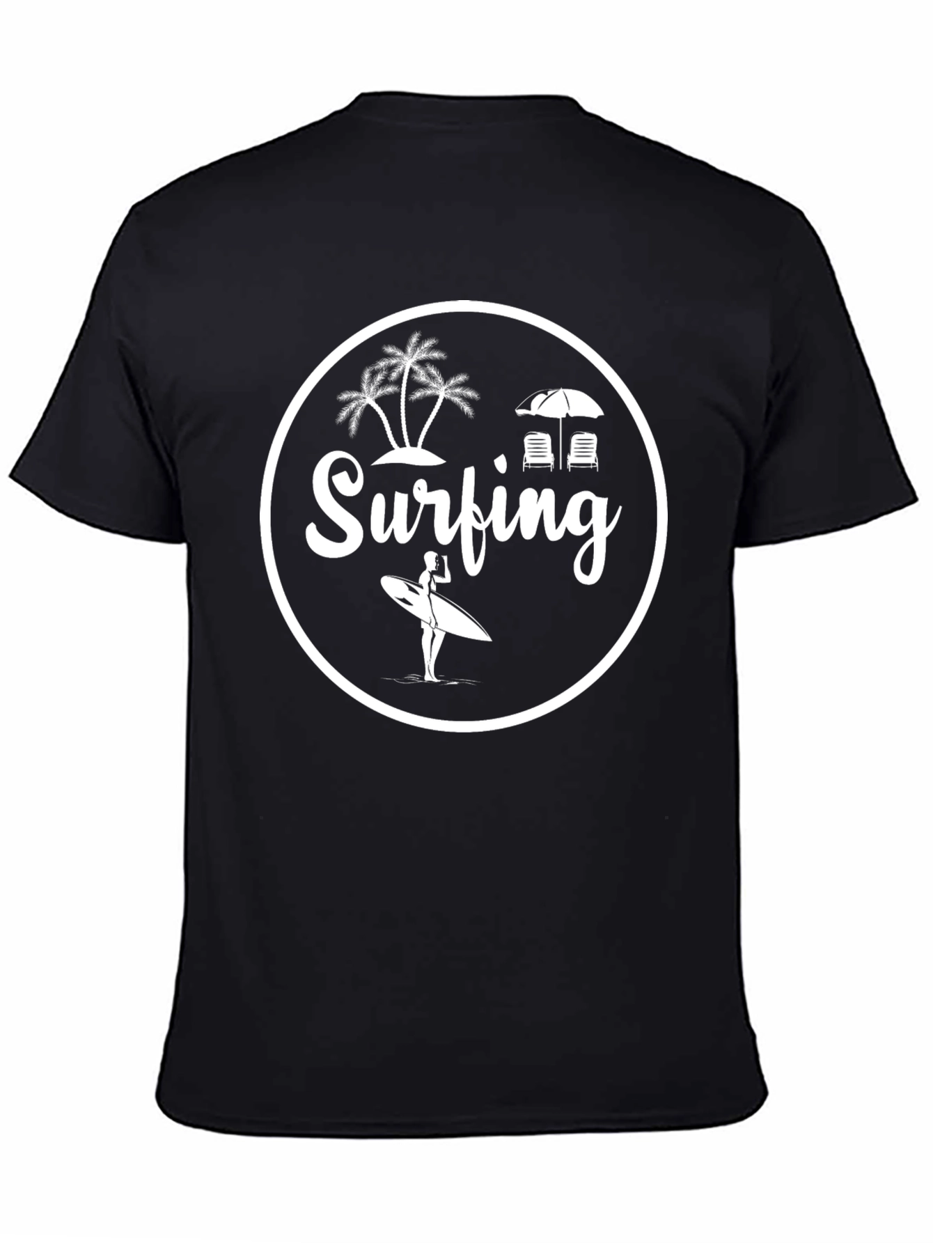 Surfing Graphic Tee - Beach Lifestyle T-Shirt