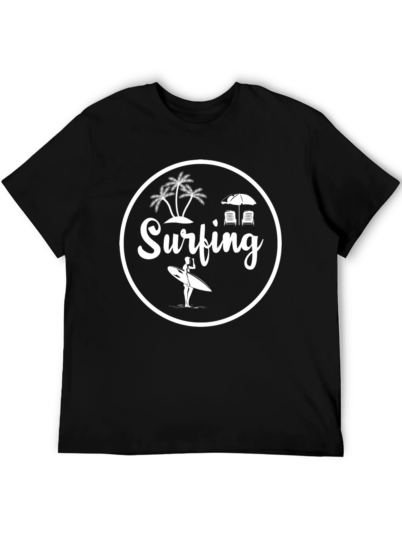 Surfing Graphic Tee - Beach Lifestyle T-Shirt