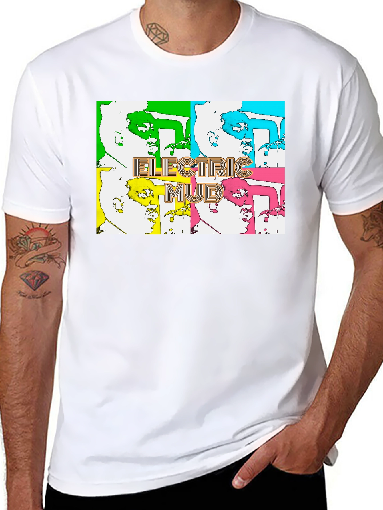 Electric Mud Graphic Tee - Retro Design