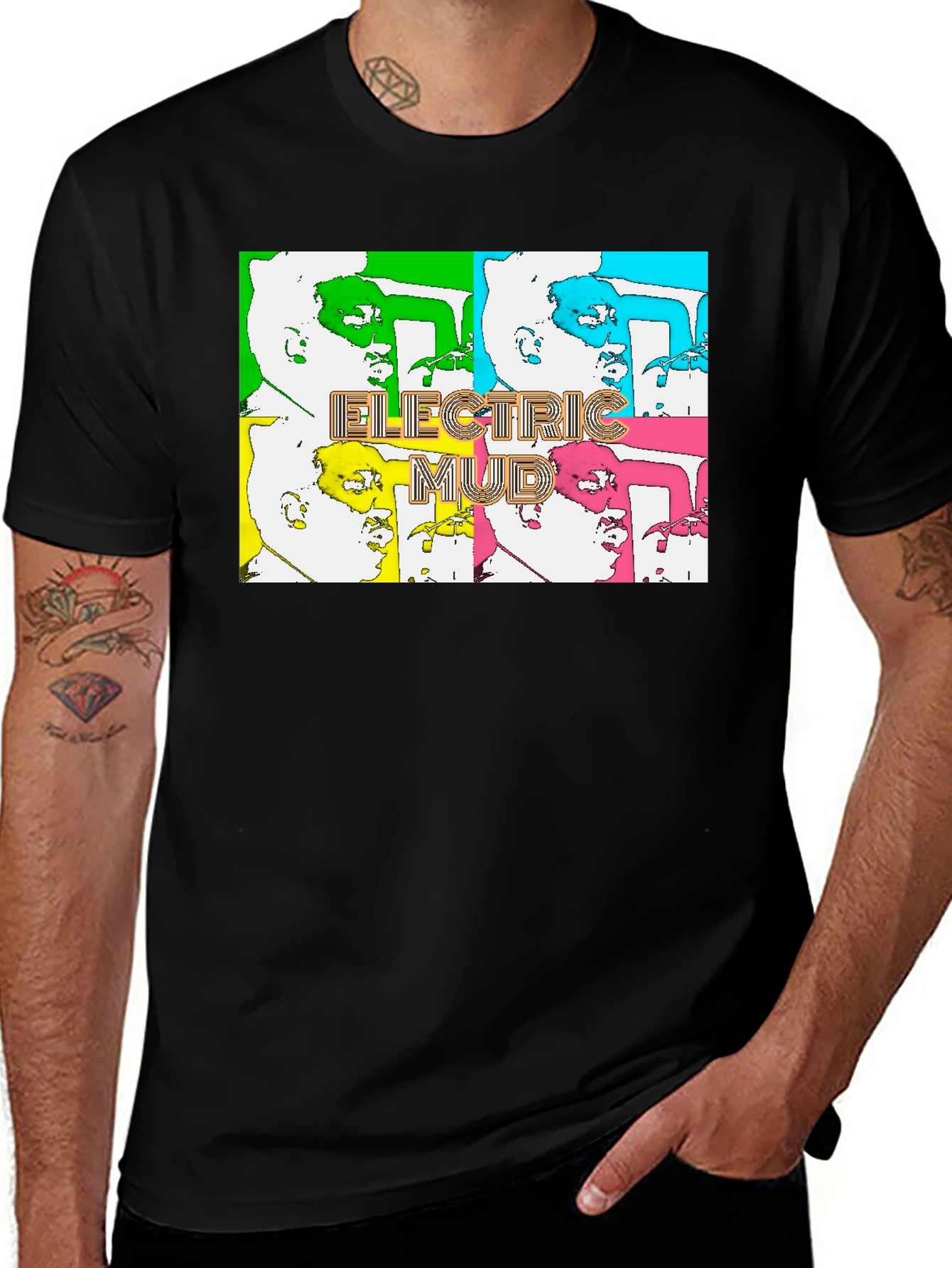 Electric Mud Graphic Tee - Retro Design