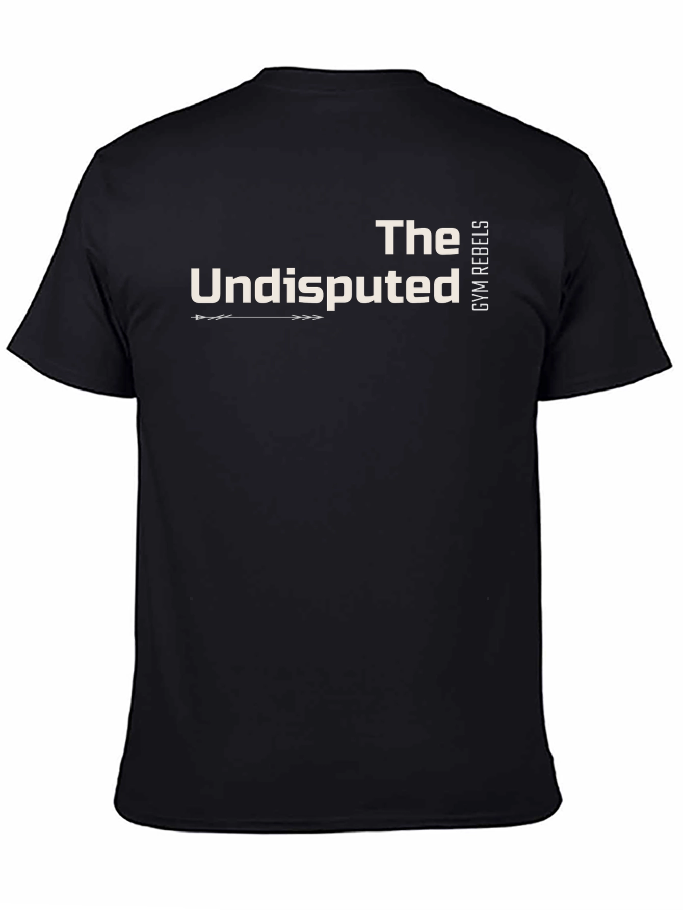 The Undisputed Gym Rebels Black T-Shirt