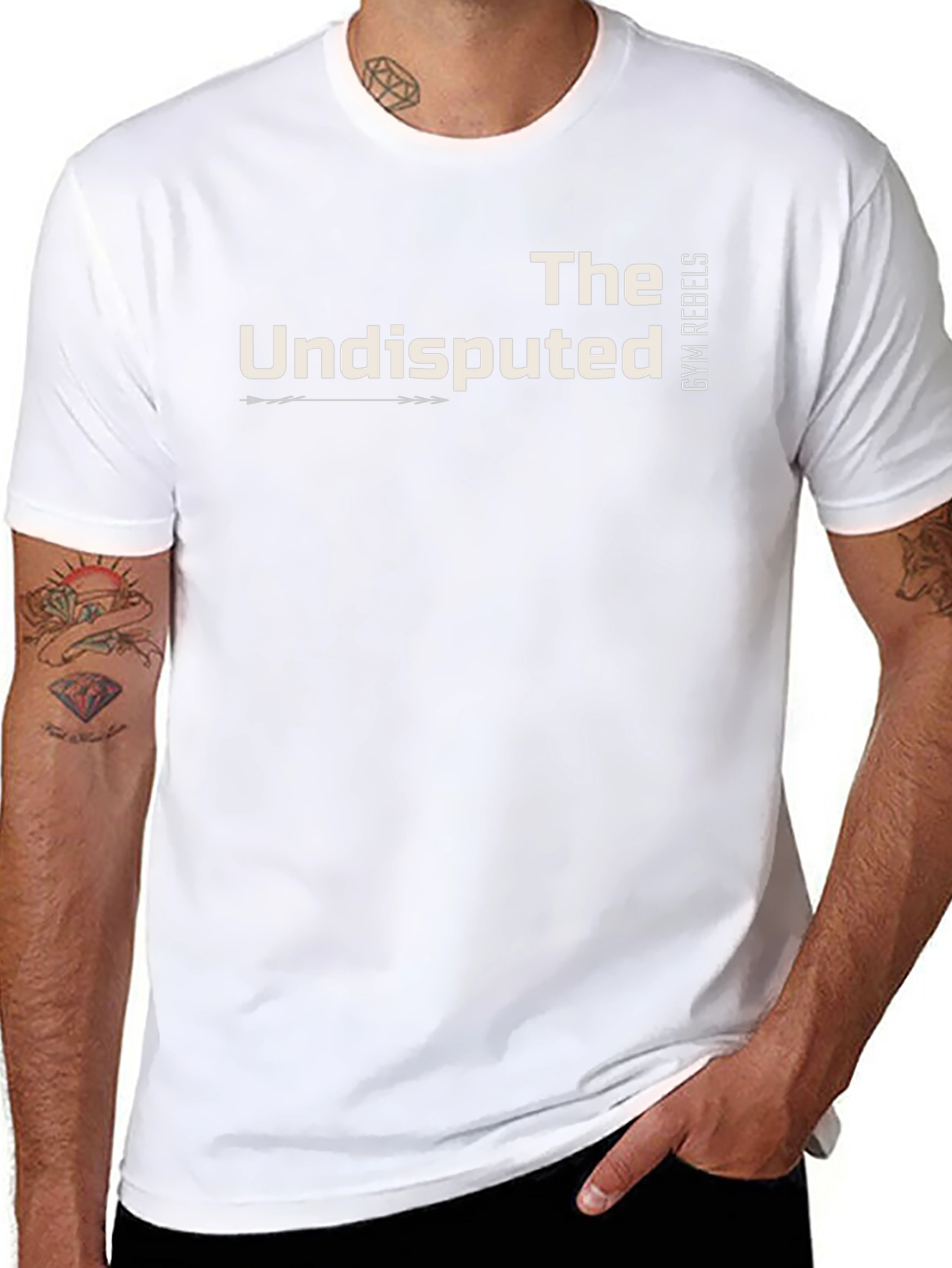 The Undisputed Gym Rebels Black T-Shirt