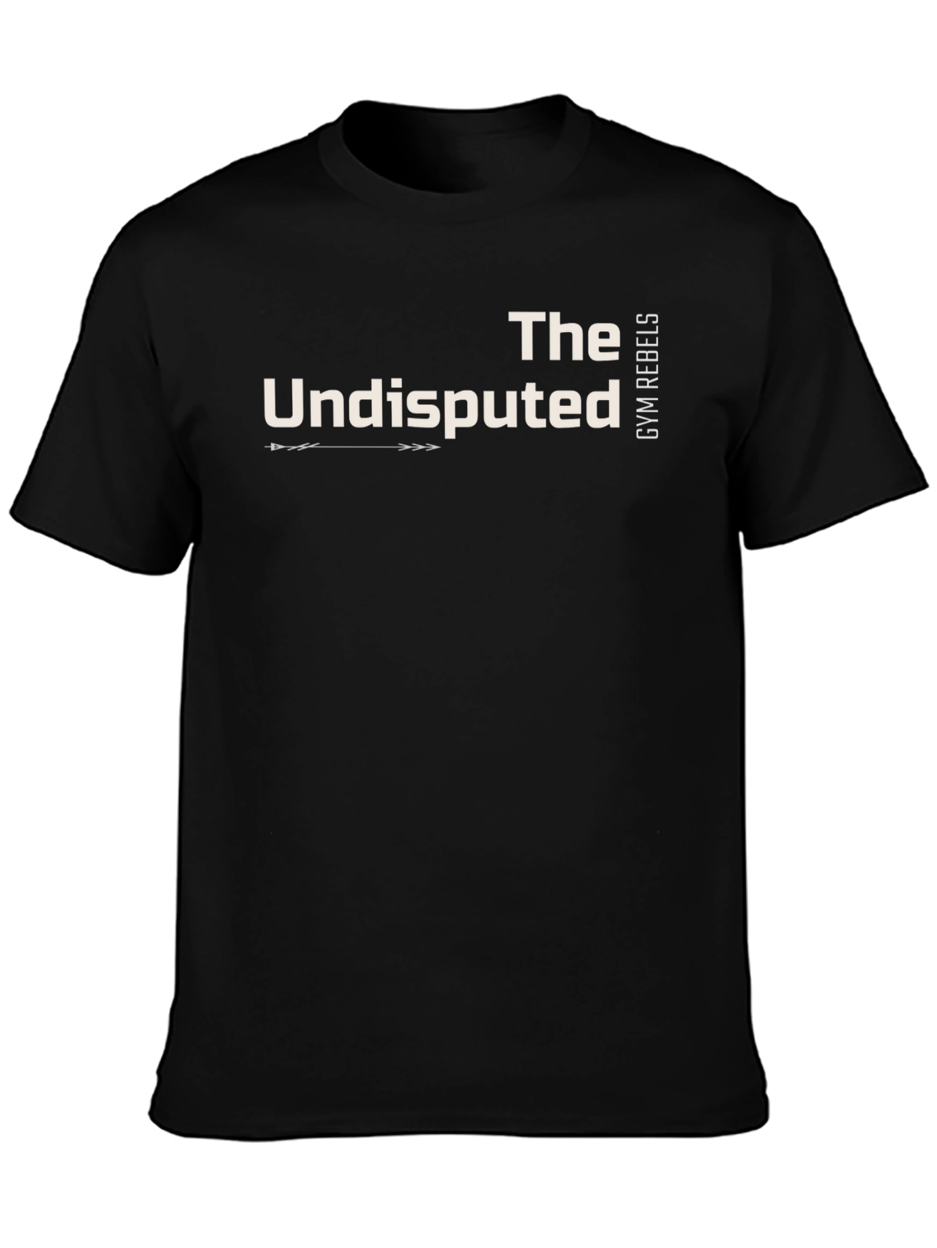 The Undisputed Gym Rebels Black T-Shirt
