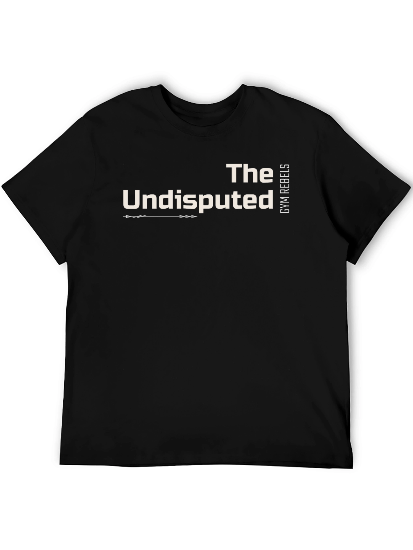 The Undisputed Gym Rebels Black T-Shirt