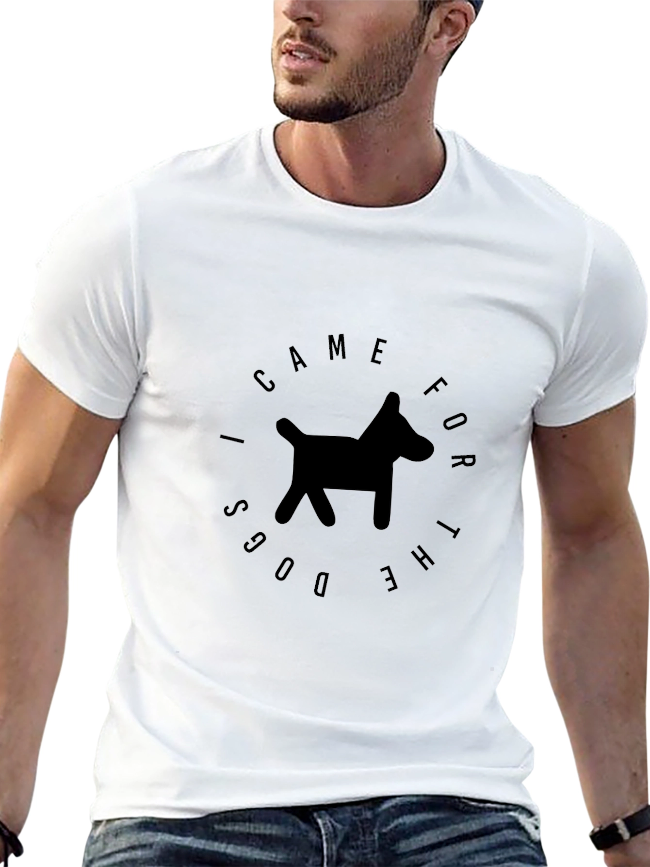 I Came For The Dogs Graphic Tee