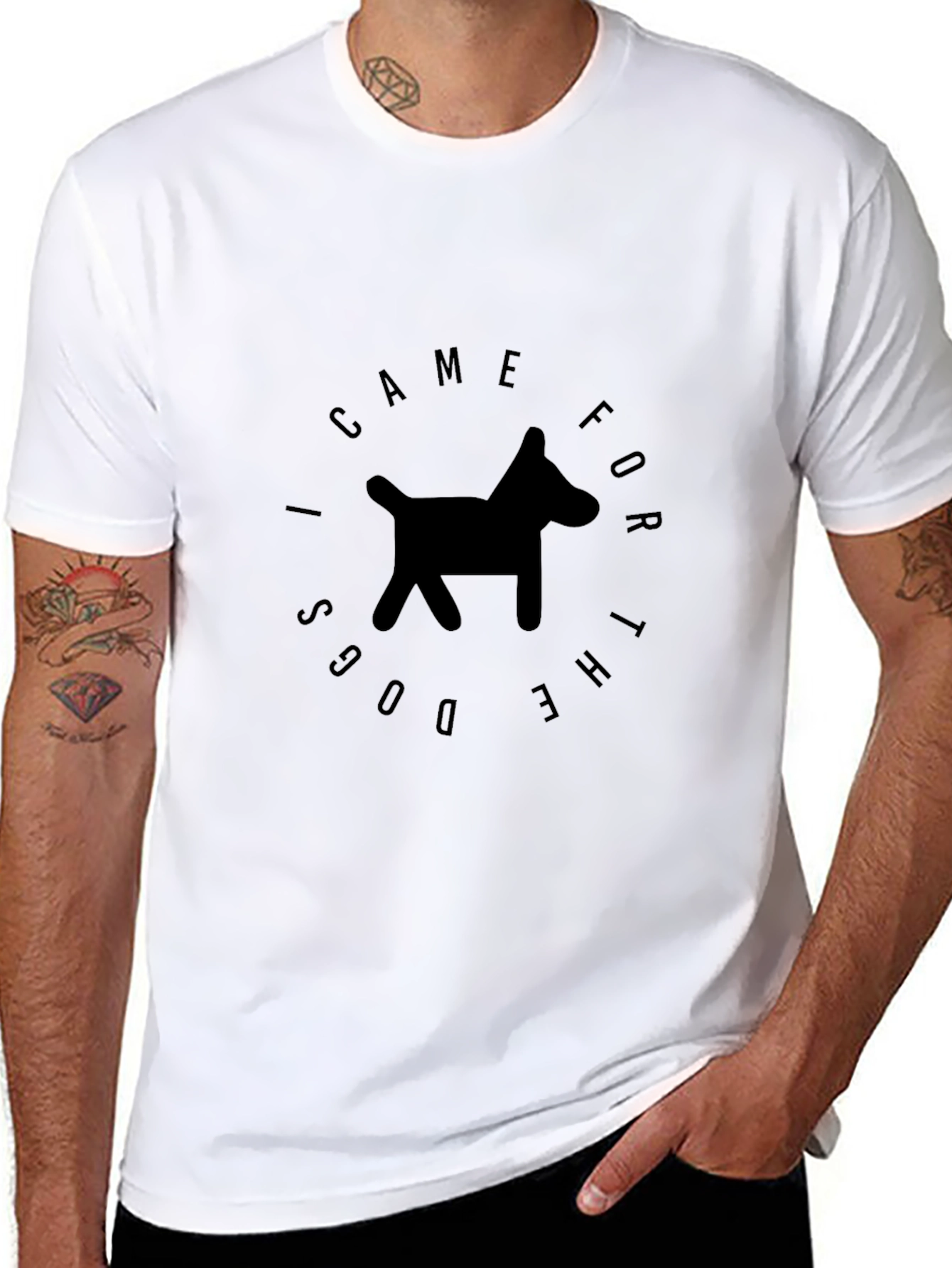 I Came For The Dogs Graphic Tee