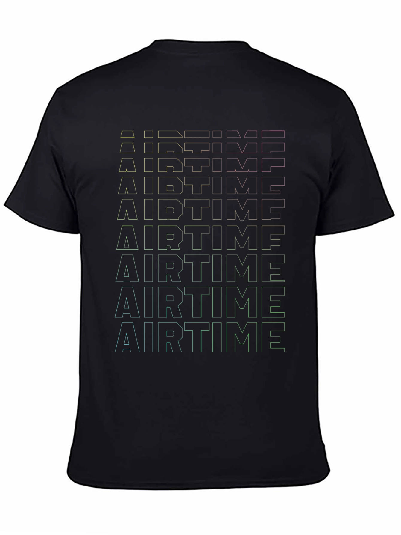 Airtime Graphic Print Black T-Shirt