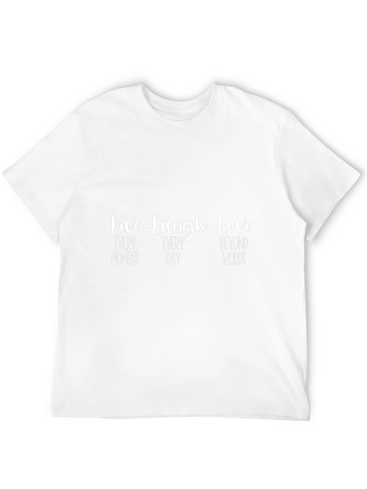 Live Laugh Love Graphic Tee - Black