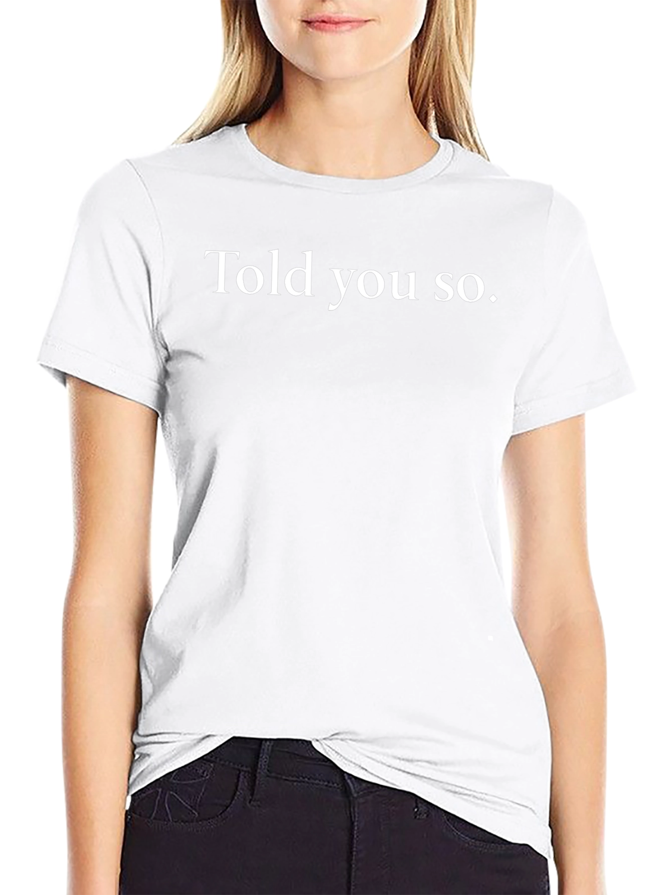 Told You So Black Graphic Tee