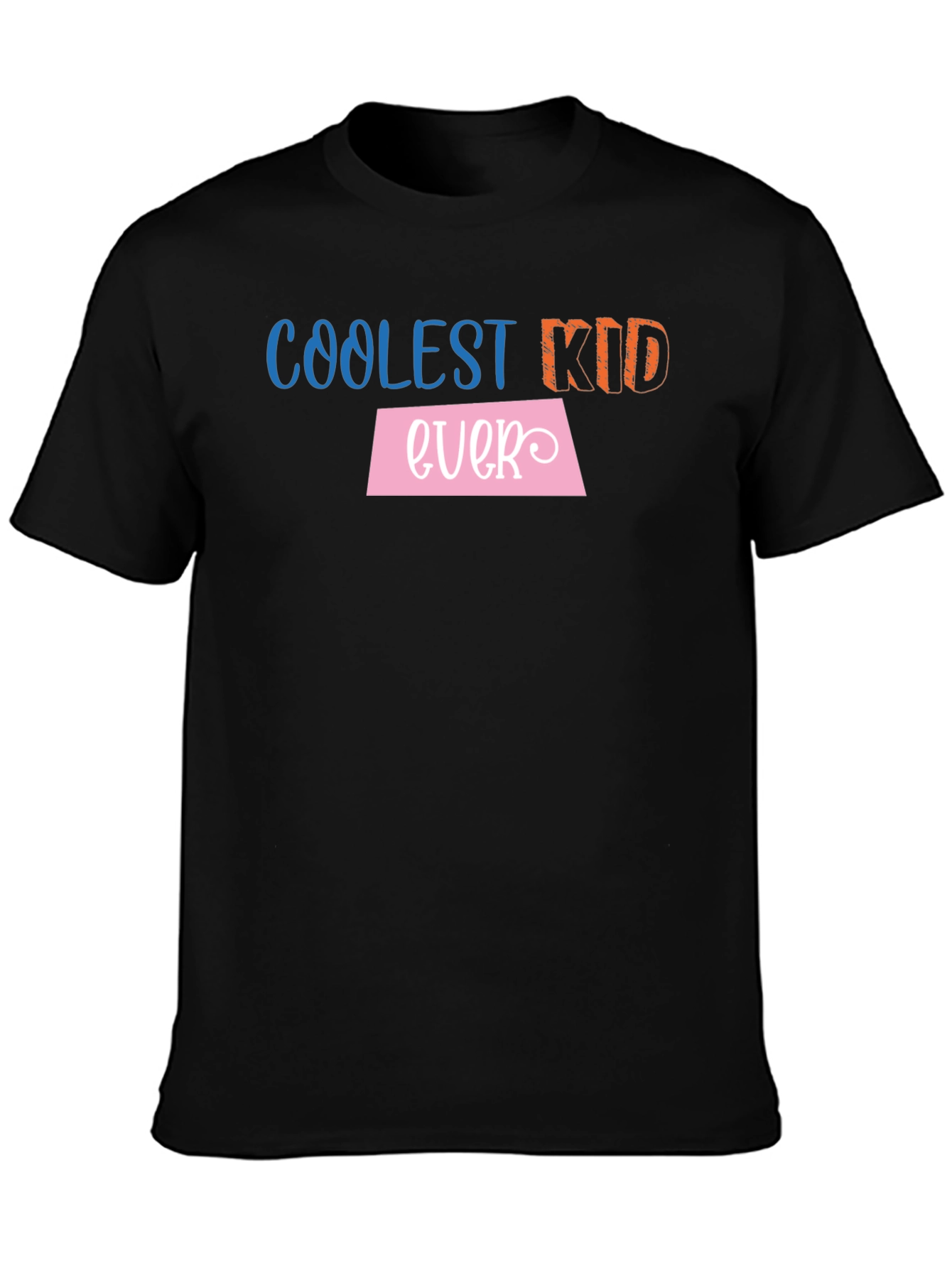 Coolest Kid Ever Black Graphic Tee