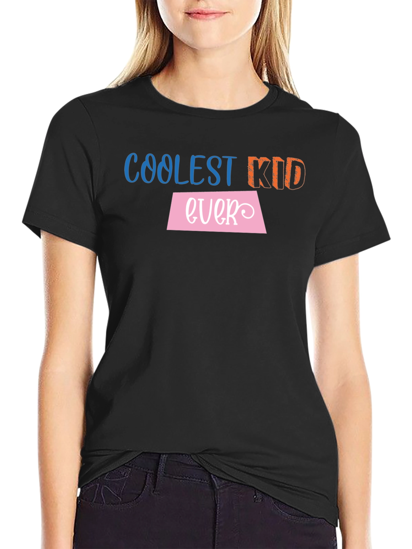 Coolest Kid Ever Black Graphic Tee