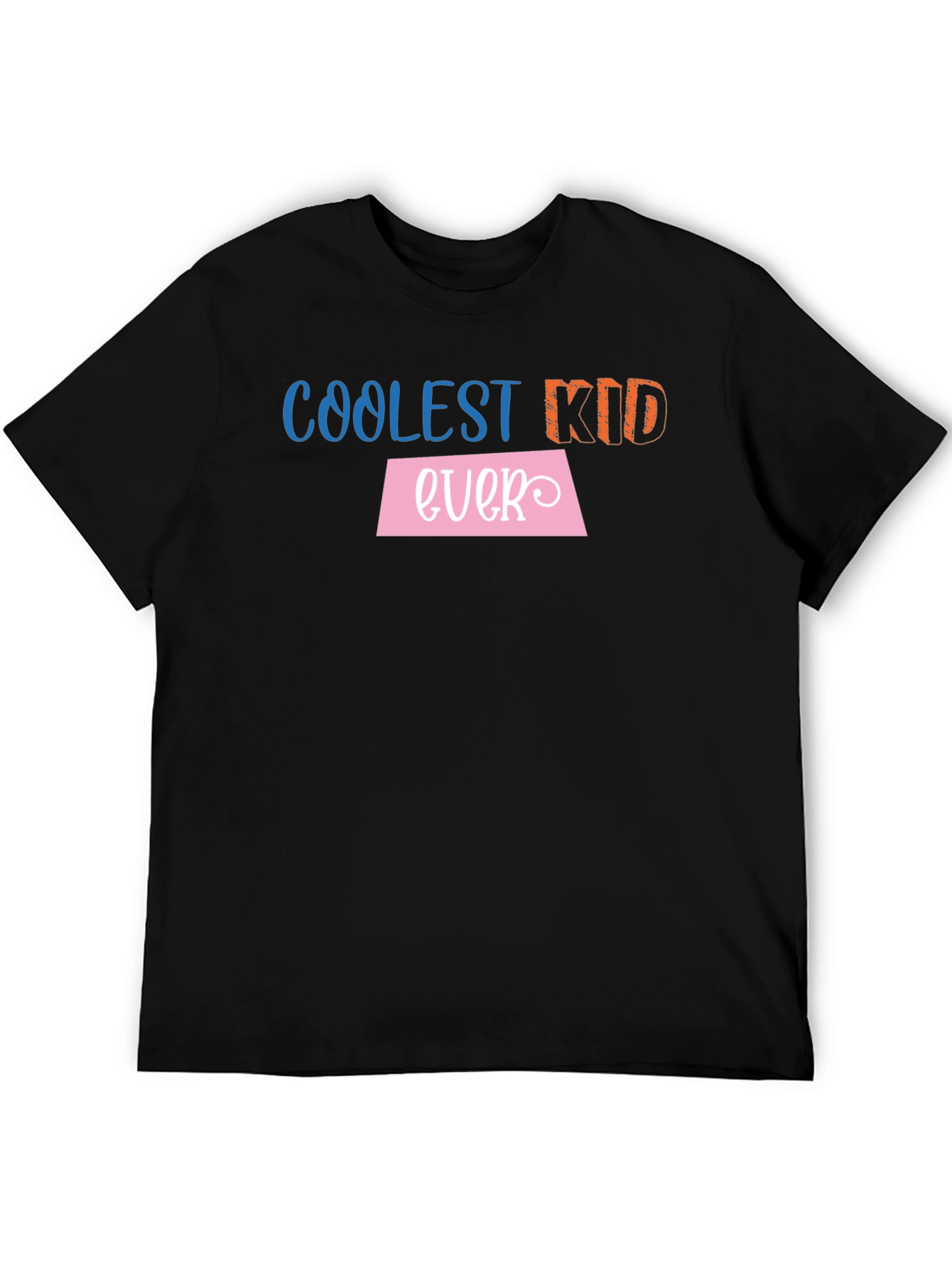 Coolest Kid Ever Black Graphic Tee