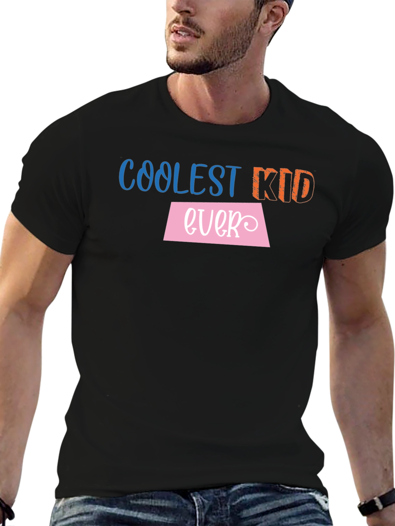 Coolest Kid Ever Black Graphic Tee