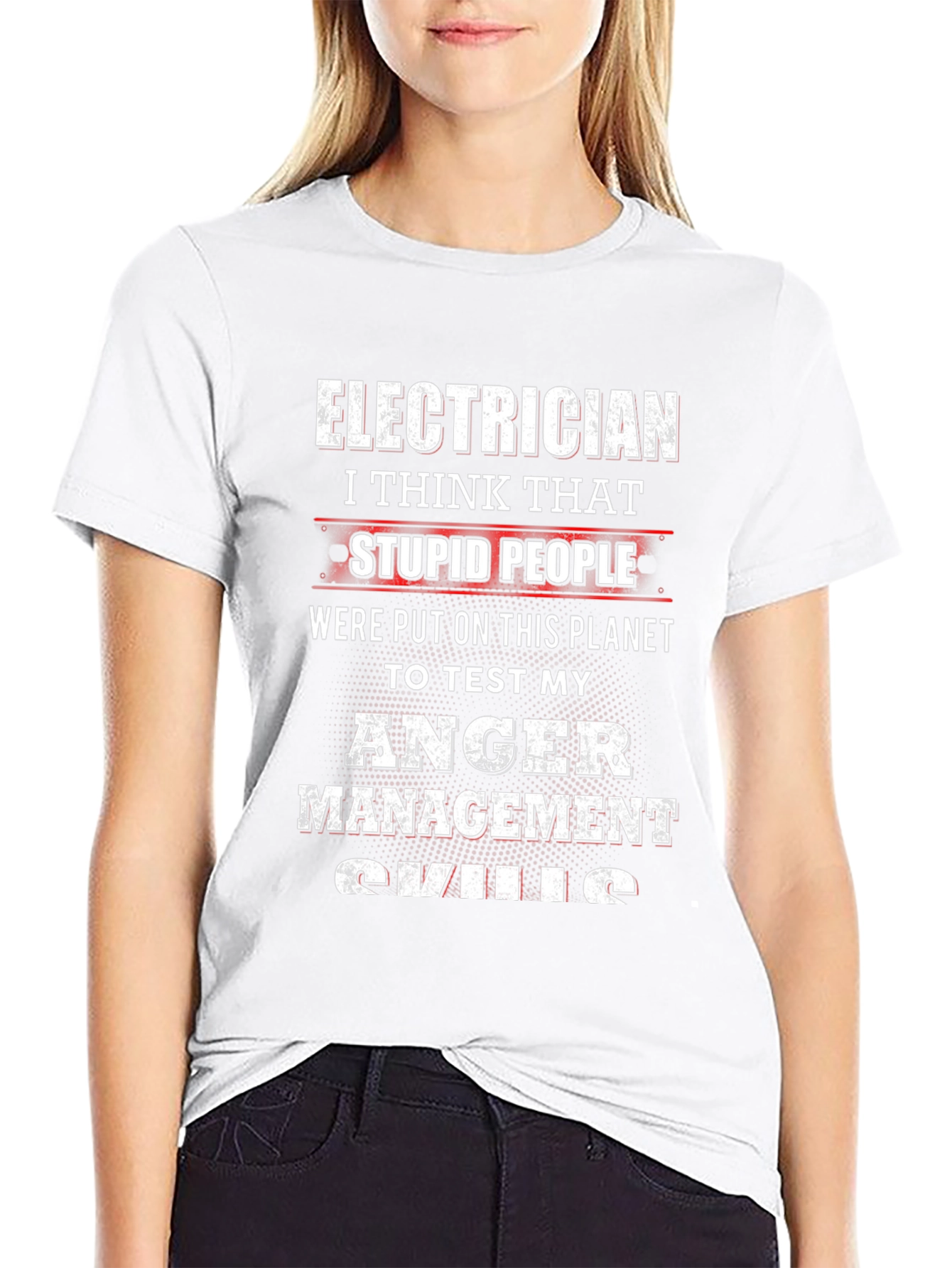 Electrician Anger Management Skills T-Shirt
