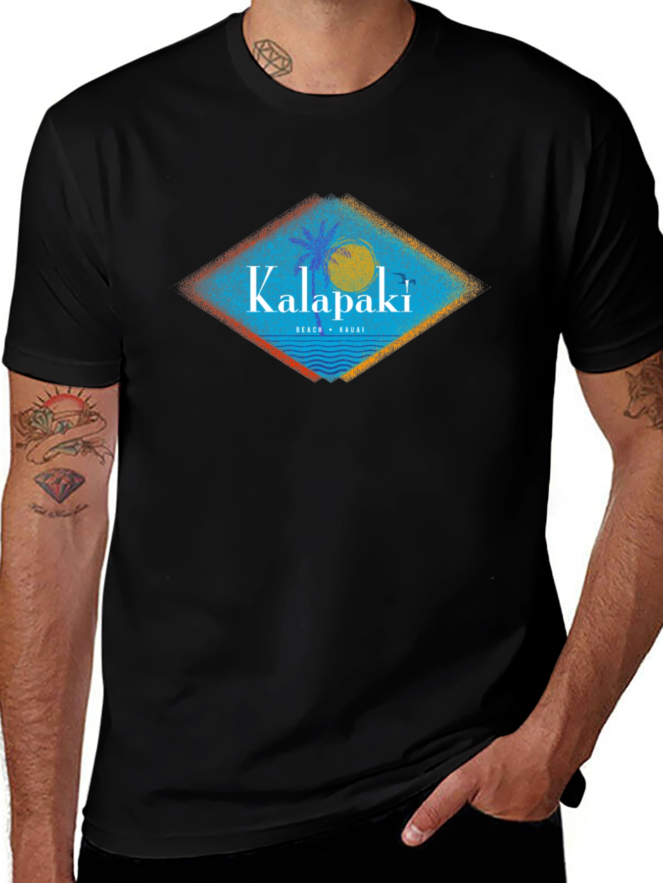 Kalapaki Beach Kauai Graphic T-Shirt