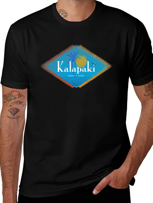 Kalapaki Beach Kauai Graphic T-Shirt