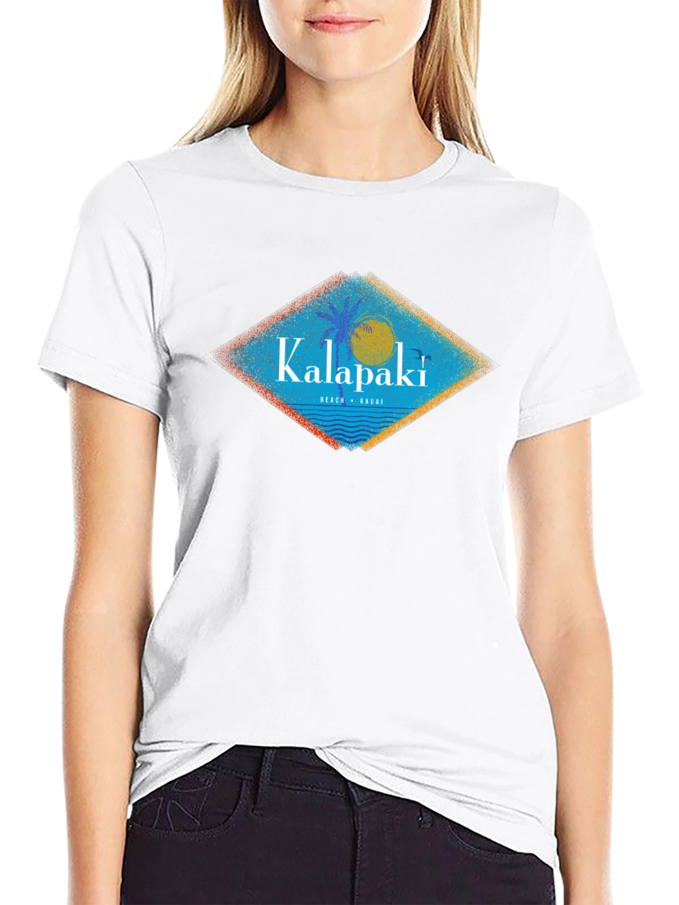 Kalapaki Beach Kauai Graphic T-Shirt